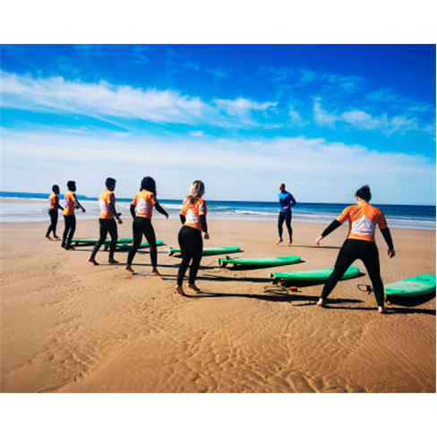 Aula de Surf na Praia da No...rfing Hut - Costa de Caparica Aula de Surf Privada