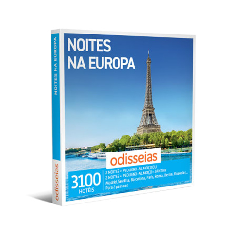 Noites na Europa  | 3100 Hotéis