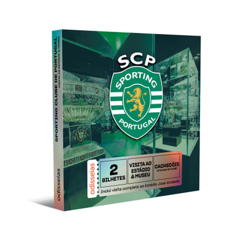 SCP | Visita ao Estádio e Museu + 2 Cachecóis