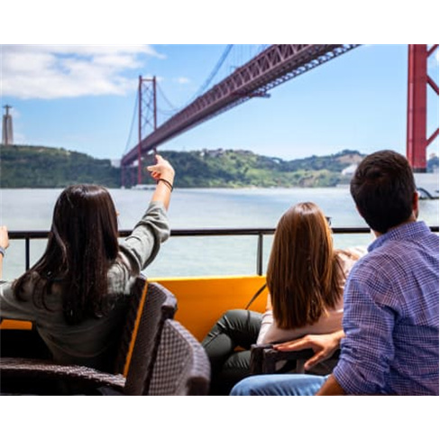 Yellow Boat River Tour! Pas...Vista para a «Cidade das 7 Colinas» Bilhete Adul