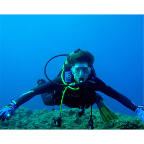 Mergulho no Ilhéu de Vila F... - São Miguel Batismo de Mergulho em Piscina e M