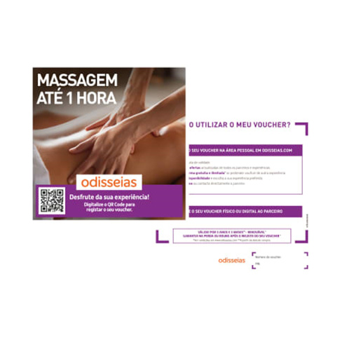 Massagem Até 1 Hora | 100 Experiências à Escolha