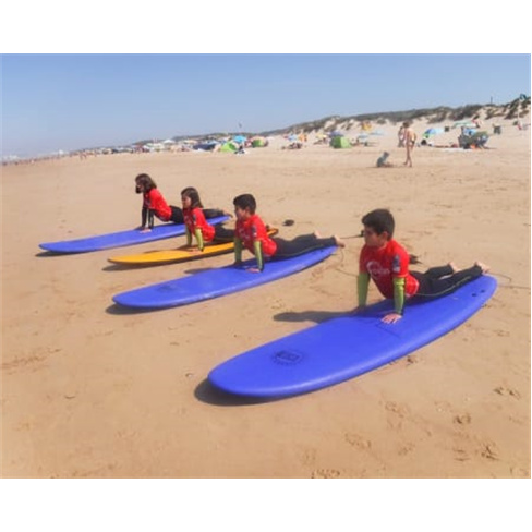 Aula de Surf ou Bodyboard a Dois na Costa da Caparica | Ondas d'Aventura