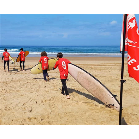 Aula de Surf ou Bodyboard a Dois na Costa da Caparica | Ondas d'Aventura