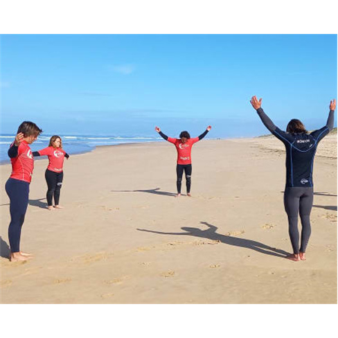 Aula de Surf ou Bodyboard a Dois na Costa da Caparica | Ondas d'Aventura