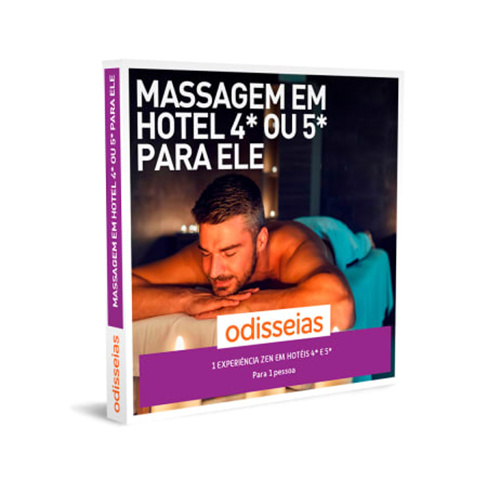 Massagem em Hotéis 4* ou 5* para Ele | 15 Experiências à Escolha