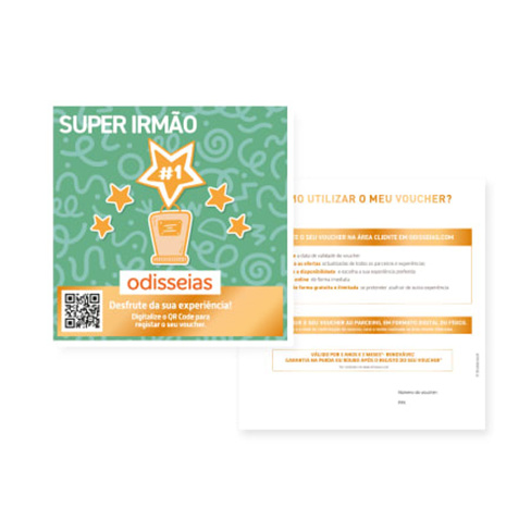 Super Irmão | 2400 Experiências à Escolha