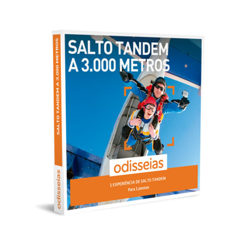 Salto Tandem a 3.000 Metros | 4 Locais à Escolha