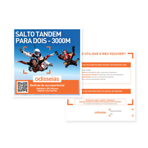 Salto Tandem a 3.000 Metros para Dois | 4 Locais à Escolha