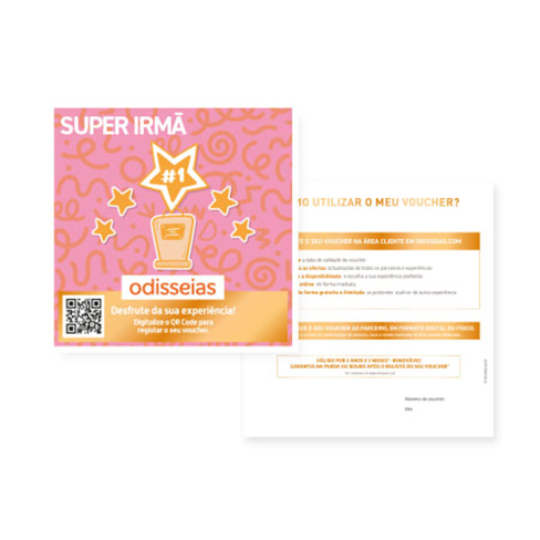Super Irmã | 2400 Experiências à Escolha