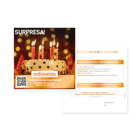 Surpresa! | 1800 Experiências à Escolha