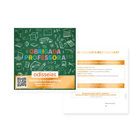 Obrigada Professora | 4000 Experiências
