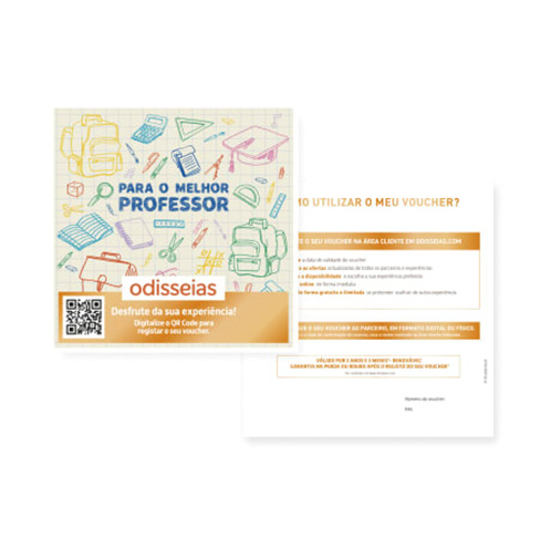Para o Melhor Professor | 300 Experiências à Escolha
