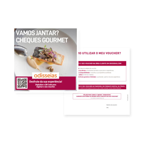 Vamos Jantar? Cheques Gourmet | 40 Experiências à Escolha