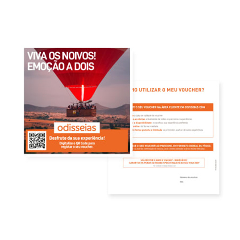 Viva os Noivos! Emoção a Dois | 70 Experiências
