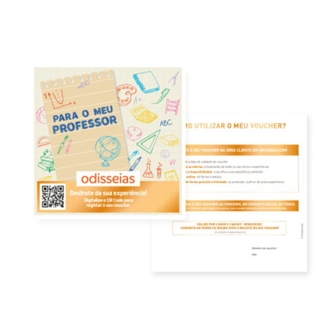 Para o meu Professor | 700 Experiências à Escolha