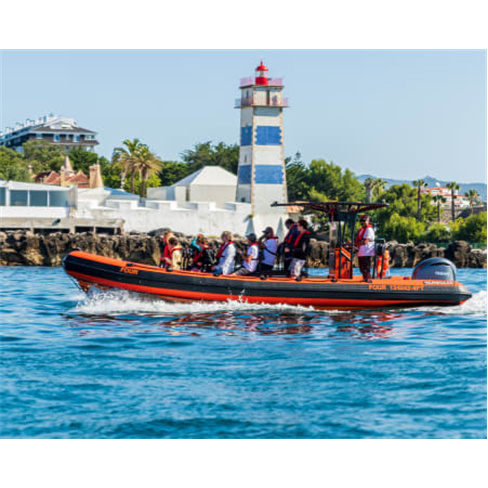 Passeio de lancha rápida em Cascais | Bilhete Adulto 1 hora | Rota Oeste