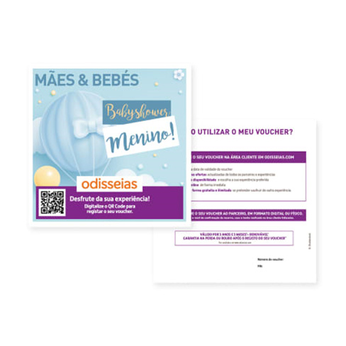 Mães & Bebés - Especial Babyshower Menino | 20 Experiências à Escolha