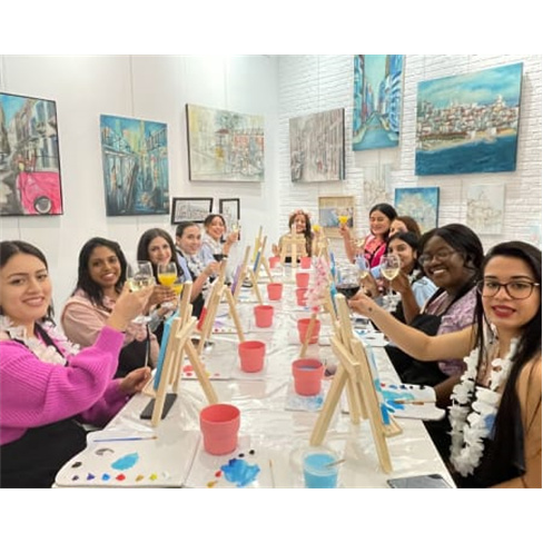 Pintura com Vinho: GALERIA 1758 - Belém | 1h30 | 1 Pessoa (55 caracteres)