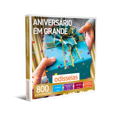 Aniversário em GRANDE | 800 Experiências