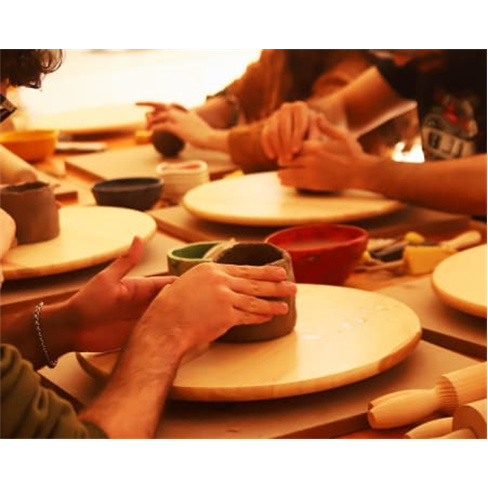 Clay&Food | Workshop de Cerâmica com Lanche de Pizza | The Green Studio - Almad