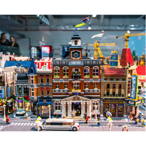 Visita a Bricksópolis: Mini-Cidade LEGO®! Bilhete Adulto Dino Parque Lourinhã
