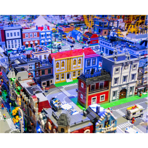 Visita a Bricksópolis: Mini-Cidade LEGO®! Bilhete Adulto Dino Parque Lourinhã