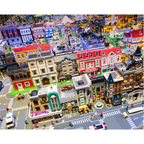 Visita a Bricksópolis: Mini-Cidade LEGO®! Bilhete Adulto Dino Parque Lourinhã