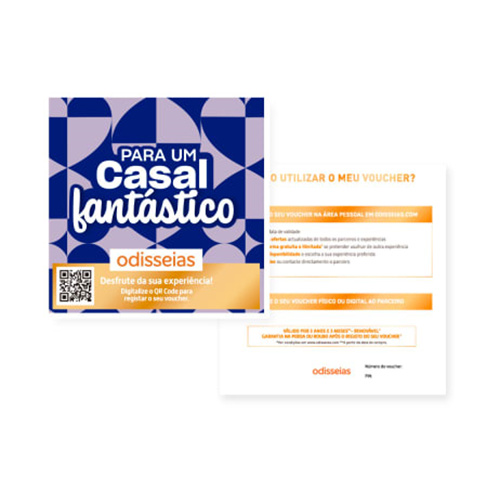 Para um Casal Fantástico | 2500 Experiências à Escolha