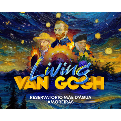 «Van Gogh em Vida» | Tour Imersivo Arte | Bilhete Familiar Mãe d´Água | Ter