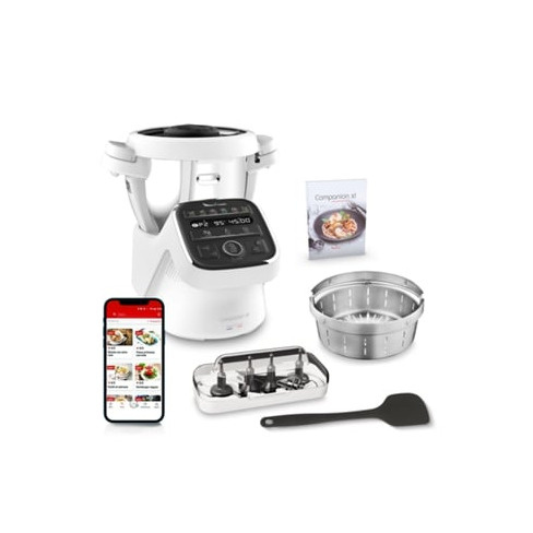 Robôs de Cozinha MOULINEX Companion XL HF80DB10 (4,5 L - 1550 W - 7 acessórios