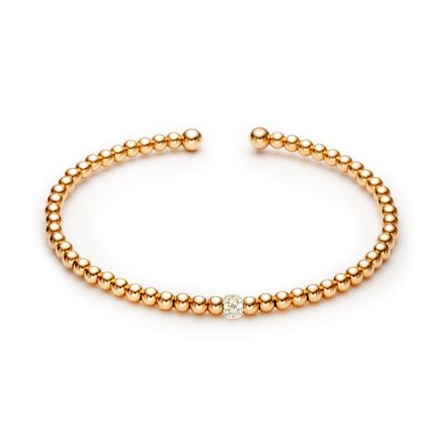 Pulseira ouro rosa e diamantes