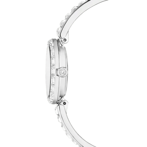 Relógio Matrix Bangle Fabrico suíço, Bracelete em cristal, Prata
