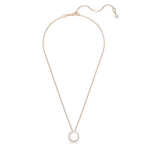 Pingente Matrix Crystal Pearl, Branco, Lacado a rosa dourado