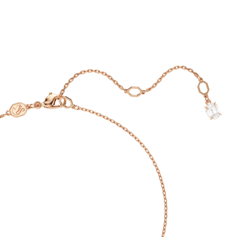 Pingente Stilla Attract, Branco, Lacado a rosa dourado