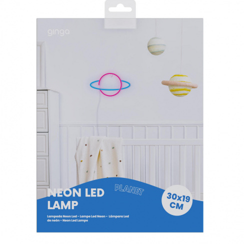 Ginga - Neon LED Lamp Planet