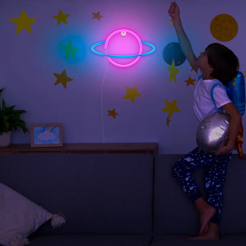 Ginga - Neon LED Lamp Planet