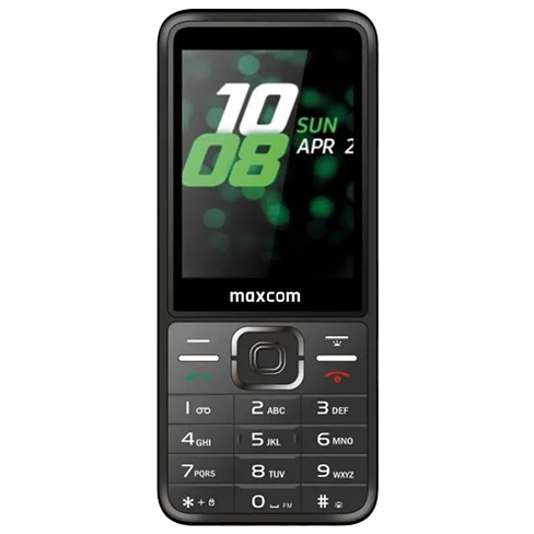 Telemóvel Maxcom Classic MM244 Preto/Prateado