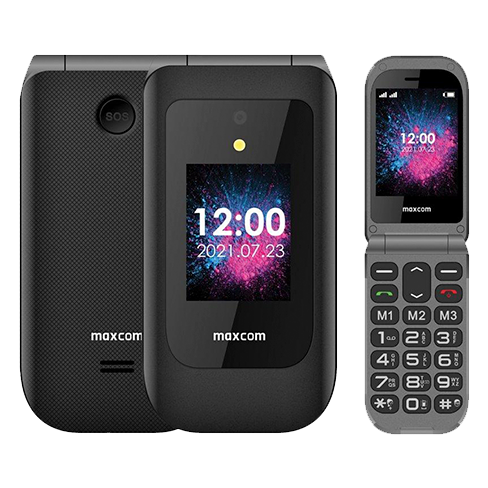 Telemóvel Sénior Maxcom MM827 4G Preto