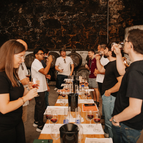 Blending Session nas caves da Churchill\\\'s