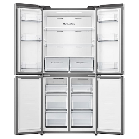 Frigorífico Americano Hisense RQ5P470SEIE - 178.5 cm, 483 L, No Frost, Cinzento