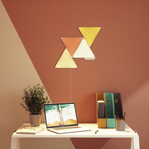Nanoleaf - Shapes Triangles Kit  (starter+4 panels)