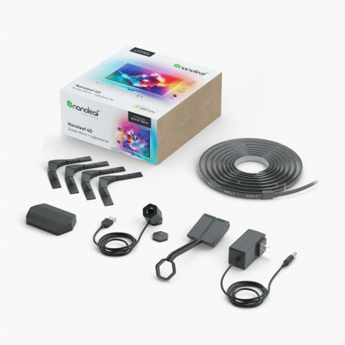 Nanoleaf - 4D Screen Mirror + Lightstrips 4m for TV 65