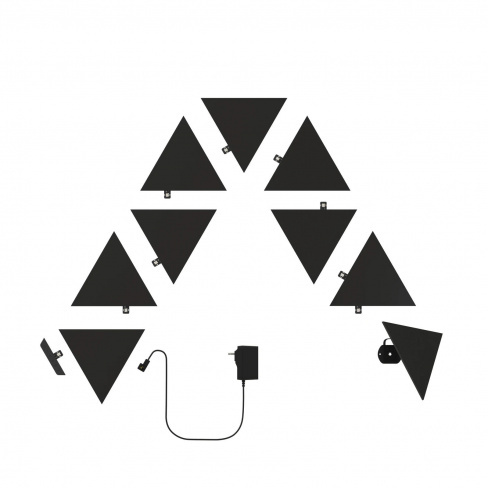 Nanoleaf - Shapes Triangles Kit Black (starter+9 panels)