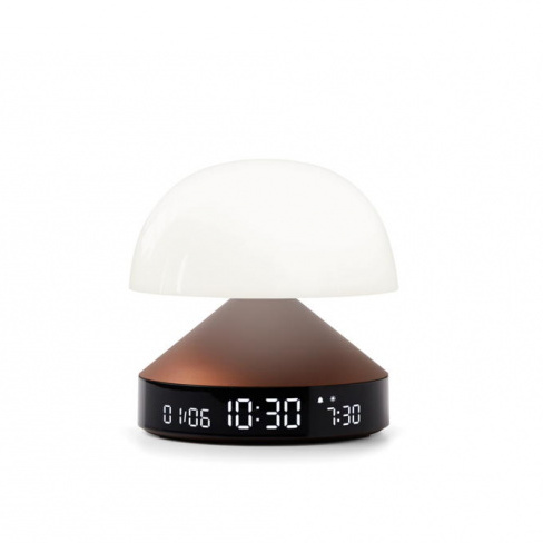 Lexon - Candeeiro/despertador Mina Sunrise (bronze)