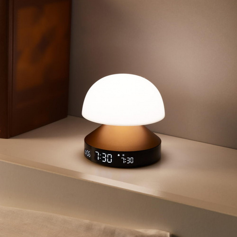 Lexon - Candeeiro/despertador Mina Sunrise (bronze)