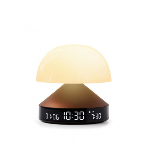 Lexon - Candeeiro/despertador Mina Sunrise (bronze)