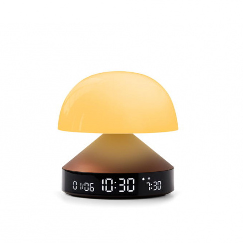 Lexon - Candeeiro/despertador Mina Sunrise (bronze)