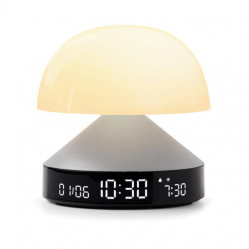 Lexon - Candeeiro/despertador Mina Sunrise (alu polished)