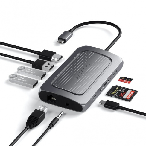 Satechi - USB4 Multiport Adapter with 8K HDMI (space grey)